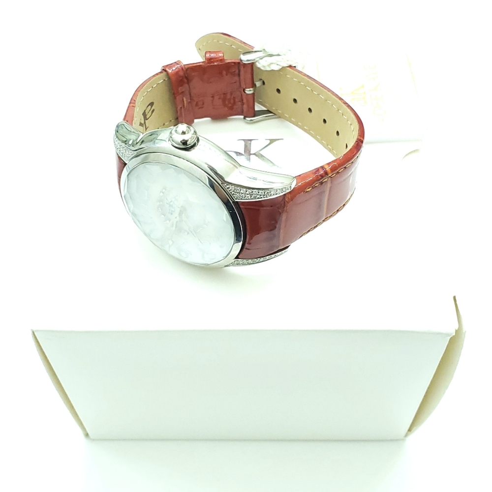 Adee Kaye Faceted Prism Crystal Watch - Picture 3 of 3